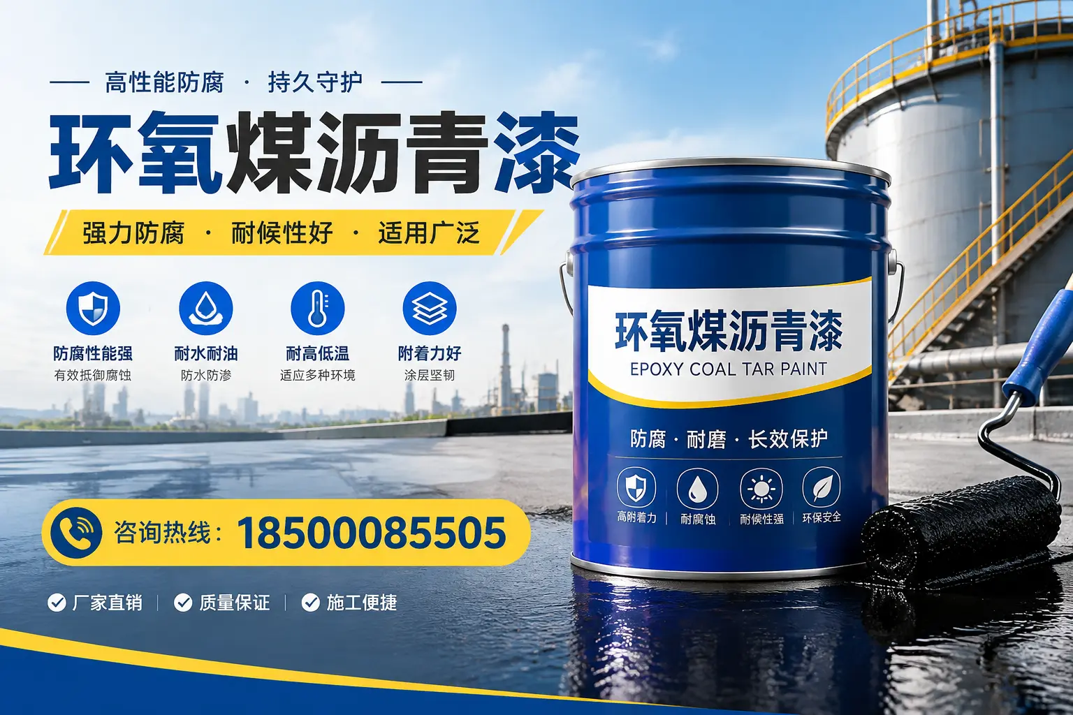 环氧煤沥青漆的储存与运输注意事项，海港企业须知