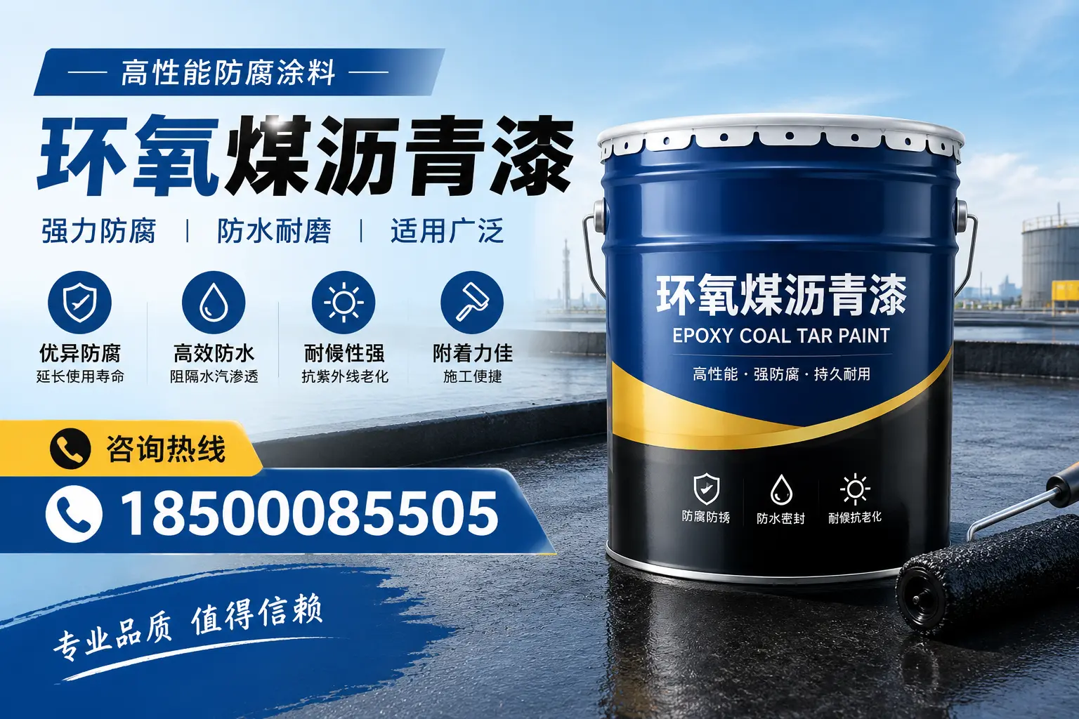 环氧煤沥青漆的主要成分与功能，海港用户深度了解